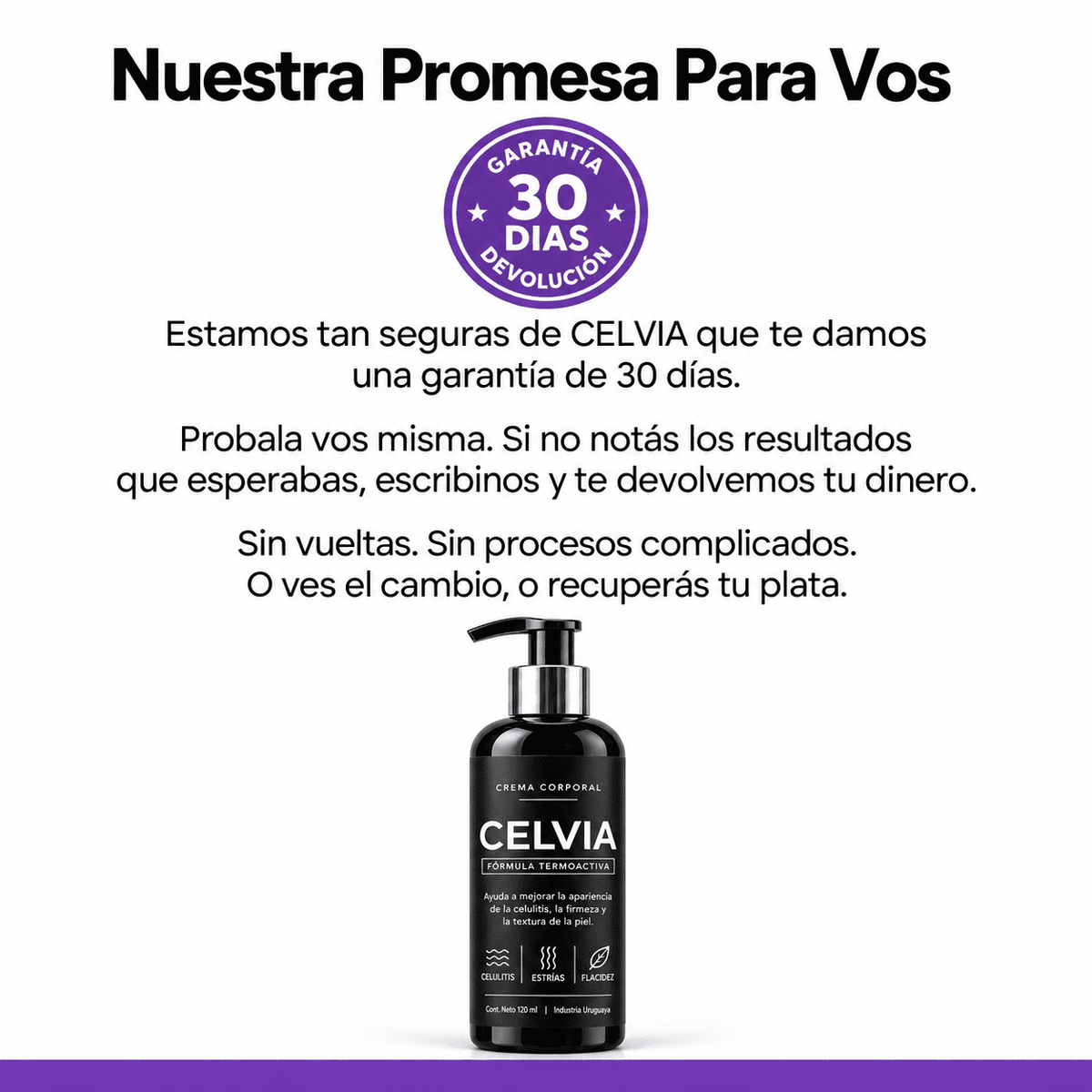 Celvia - Crema Anti Celulitica, Piel más lisa y firme